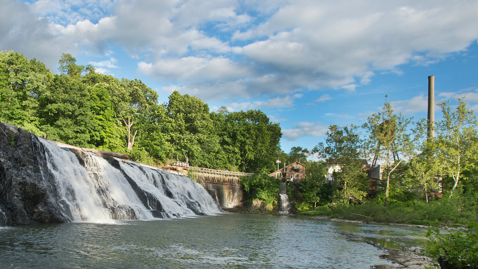 Chittenden Falls and hydro plant