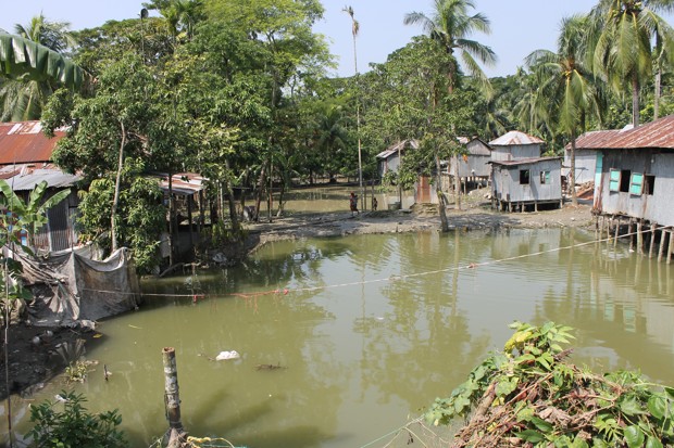 Cyclical flooding regularly inundates the delta region of Bangladesh, which may make it hard to determine if climate change causes a particular flood in the future.