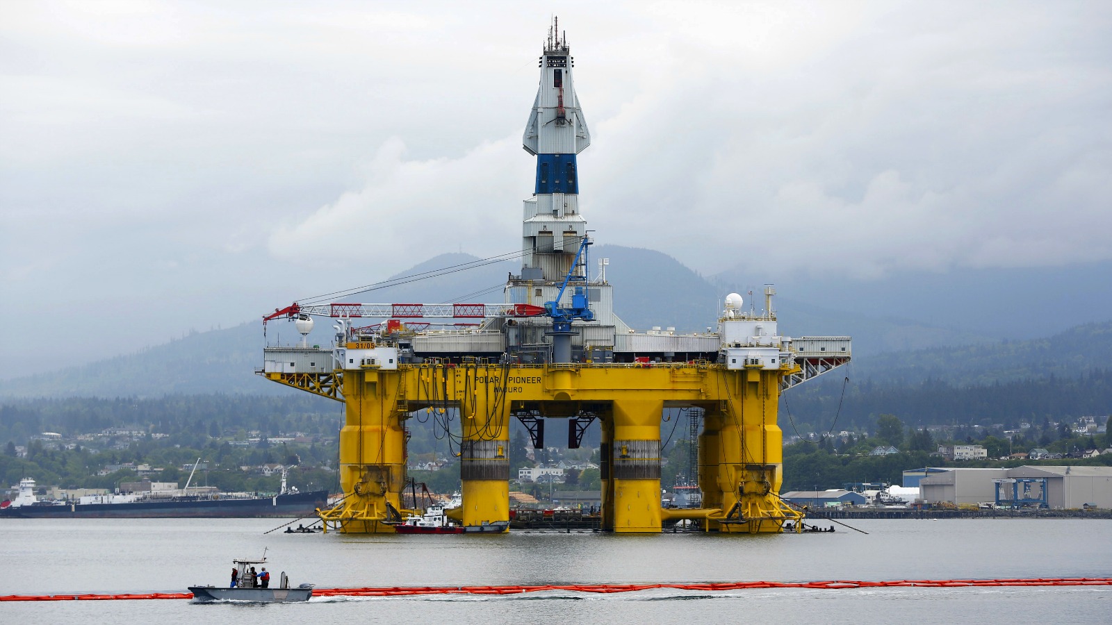 The Polar Pioneer, the rig that Shell leased for Arctic exploration.