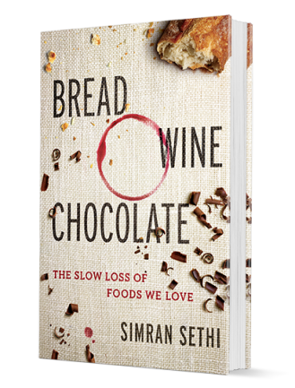 bread wine chocolate book