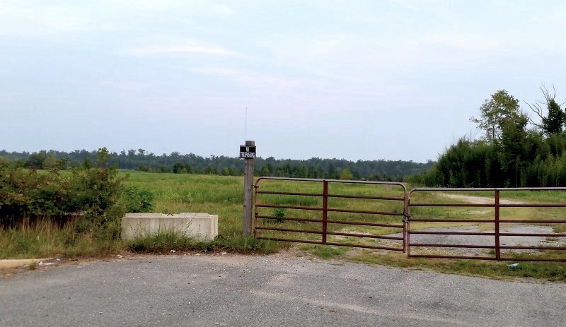 Planned site of the Panda Mattawoman power plant.