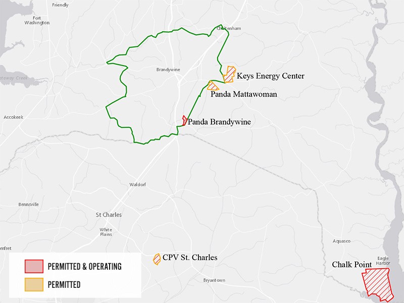 power plants map