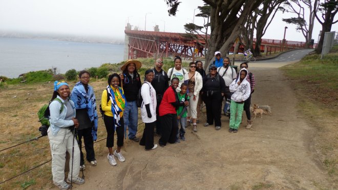 Hiking in San Francisco, in the Golden Gate National Recreation Area