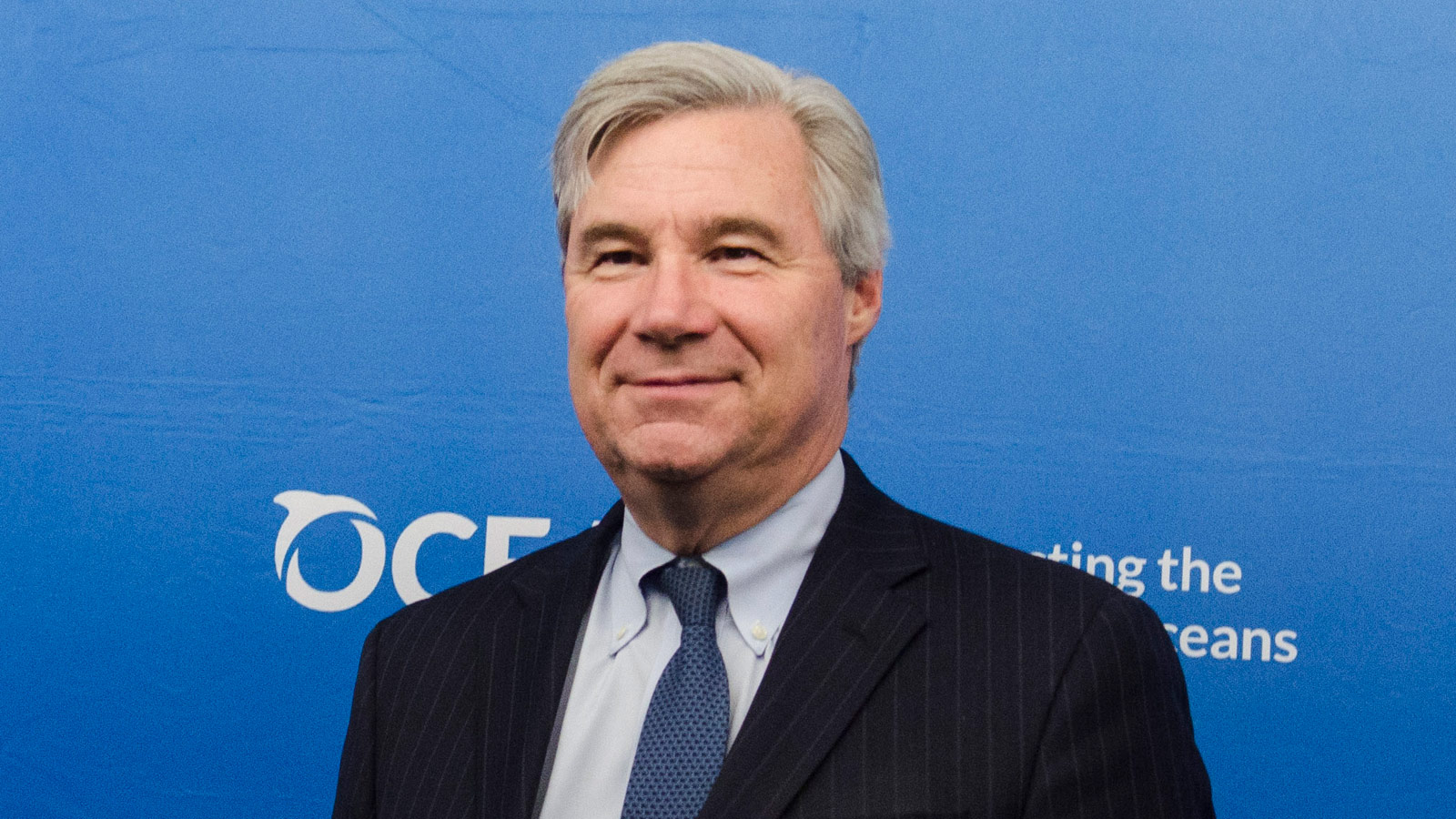 Senator Sheldon Whitehouse (D-RI) attends the Oceana's Coastal Voices Summit at George Washington University on January 26, 2016.