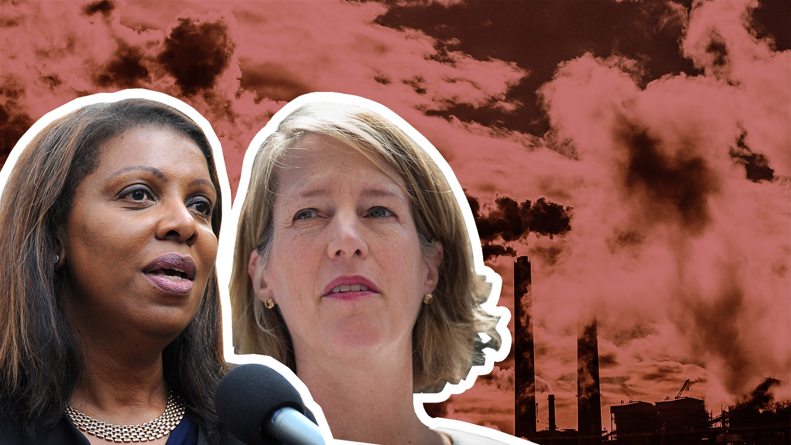 Letitia James and Zephyr Teachout