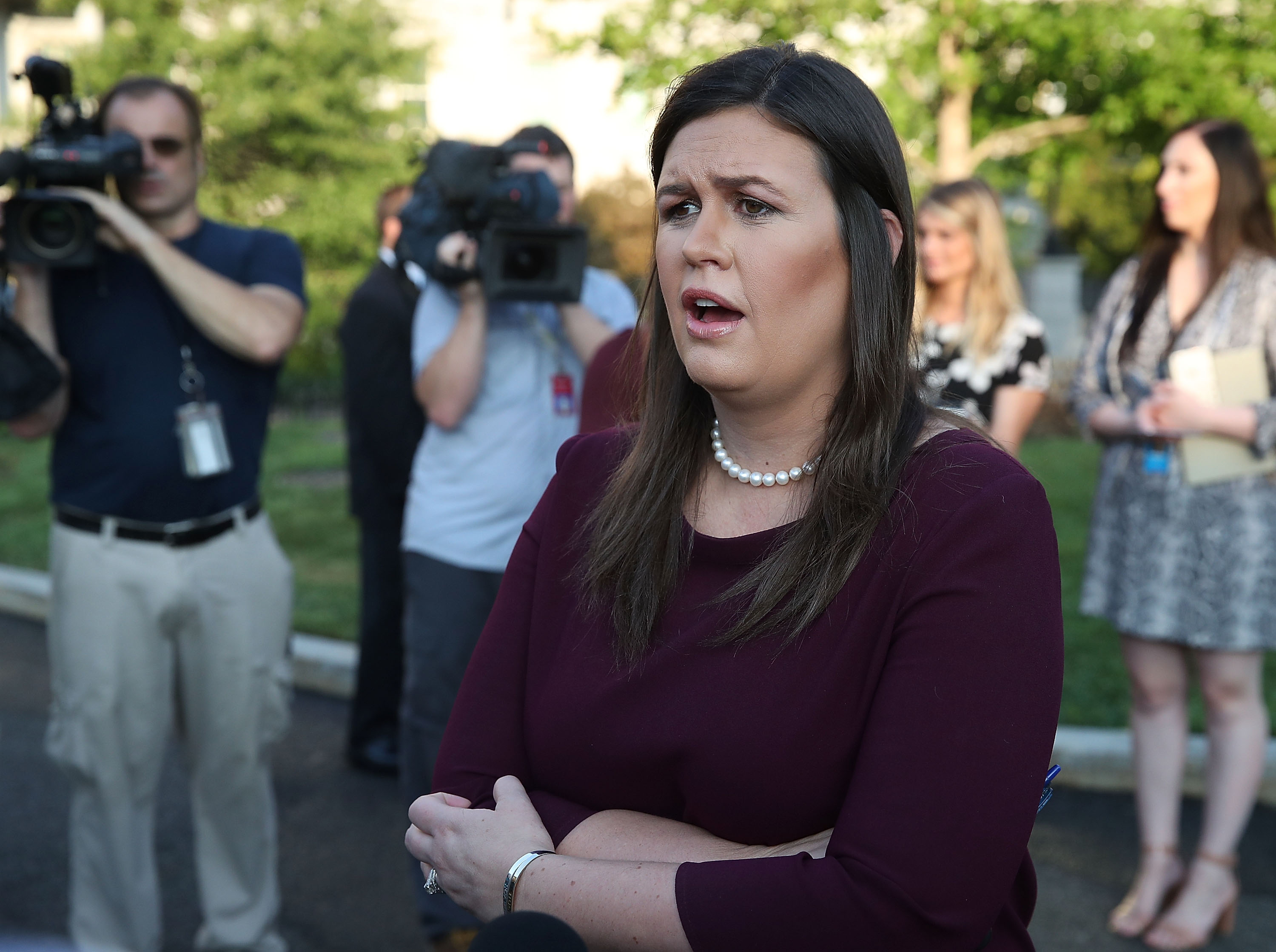 White House Press Secretary Sarah Huckabee Sanders