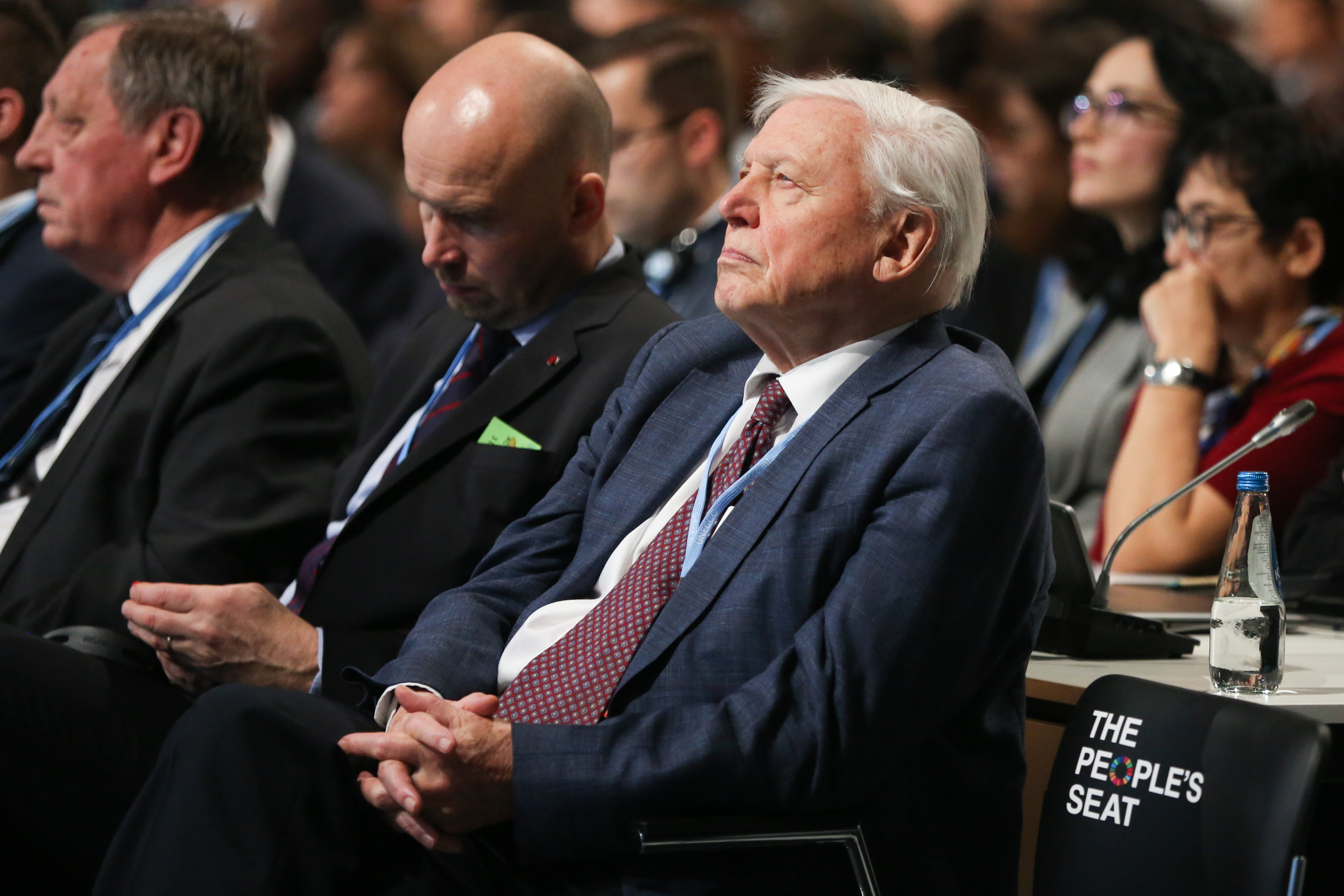 Sir David Attenborough during the opening ceremony of COP24