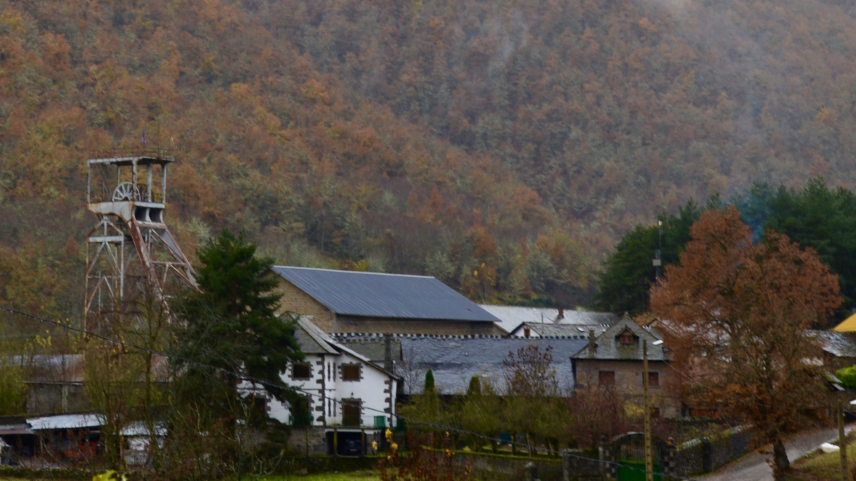 Pozo Maria, a pit near Villablino in the Laciana Valley, Spain, that was recently closed.