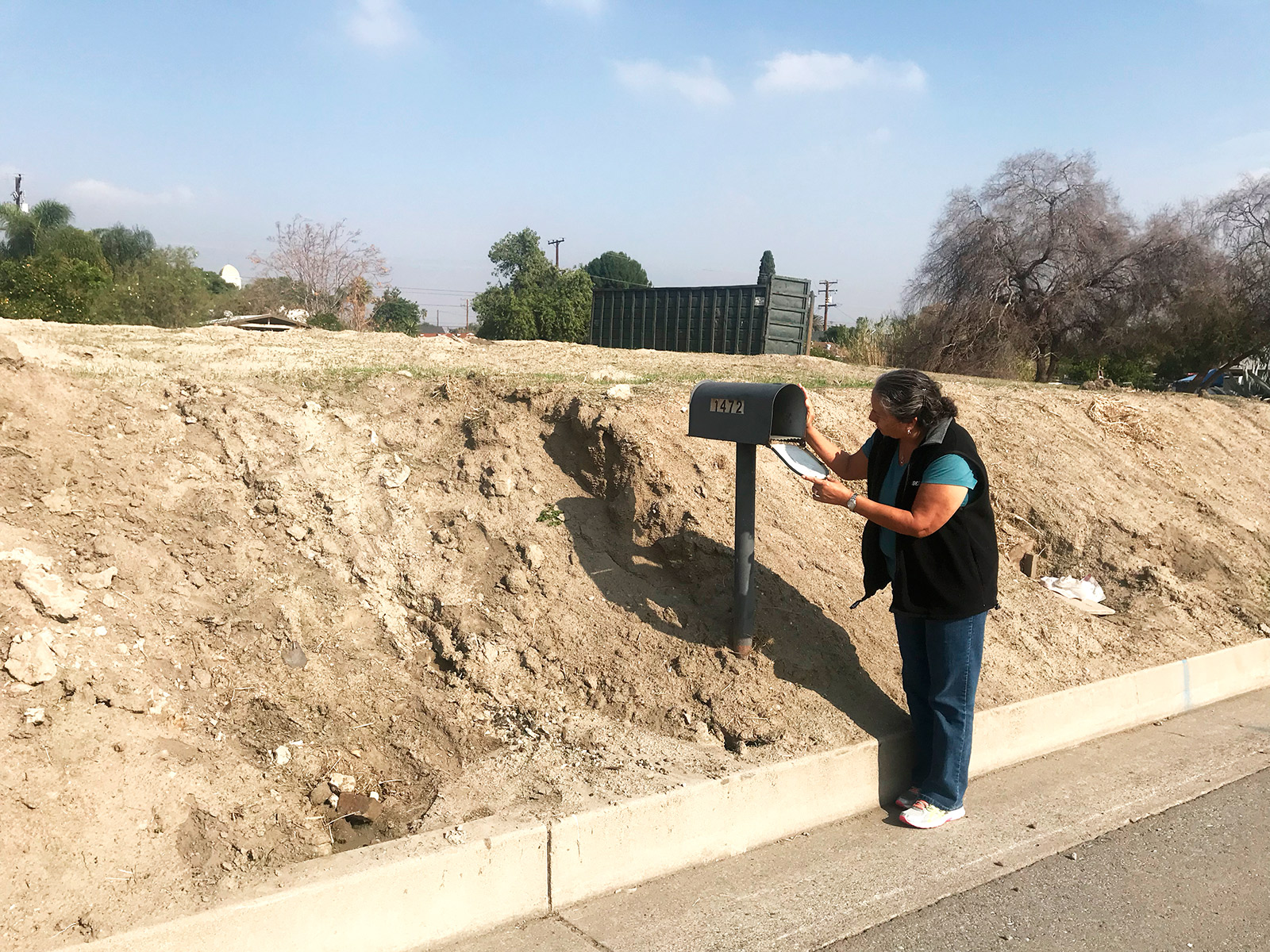 Terry Flores lopez mailbox west san bernardino