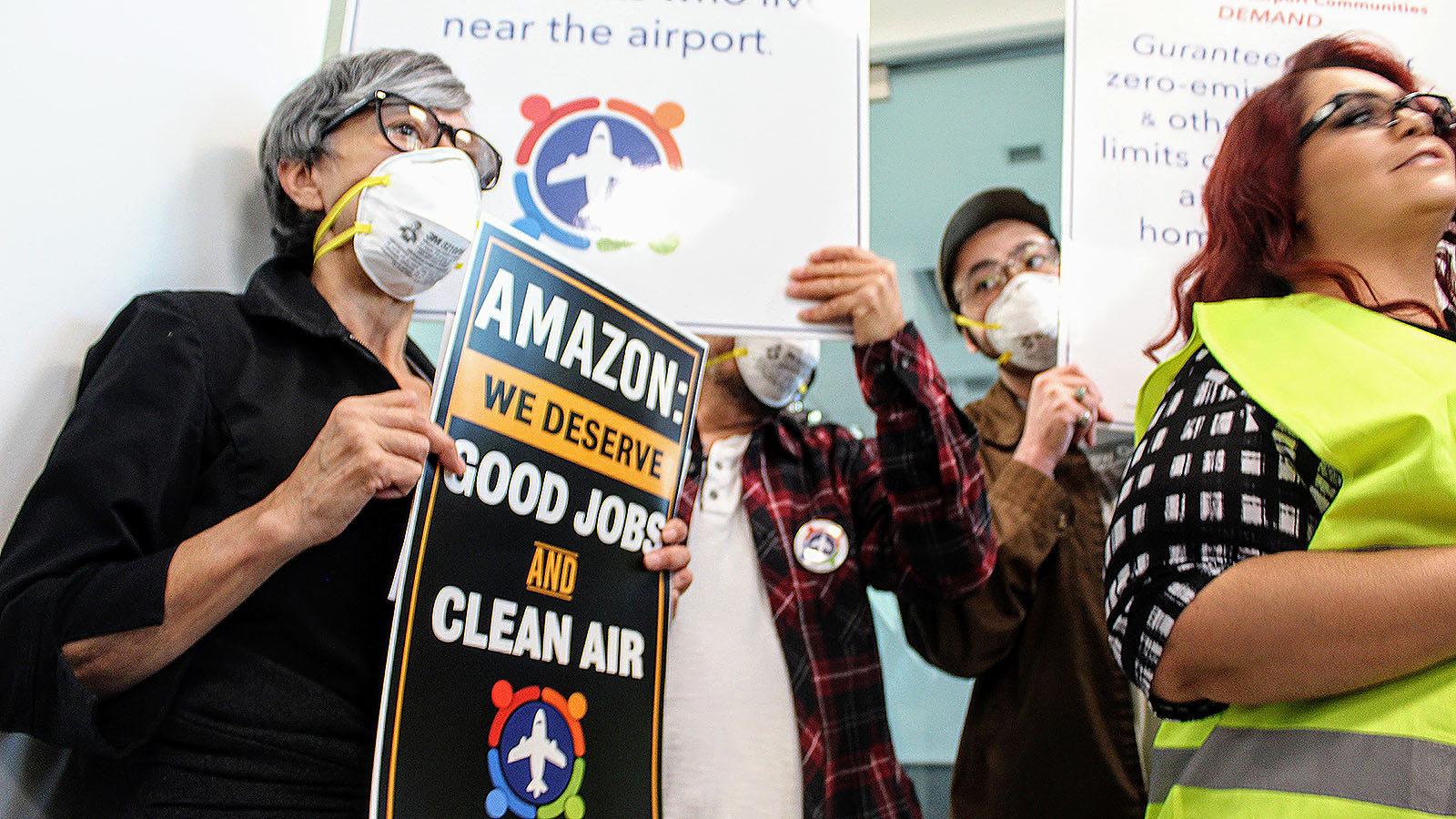 San Bernardino Airport Protest