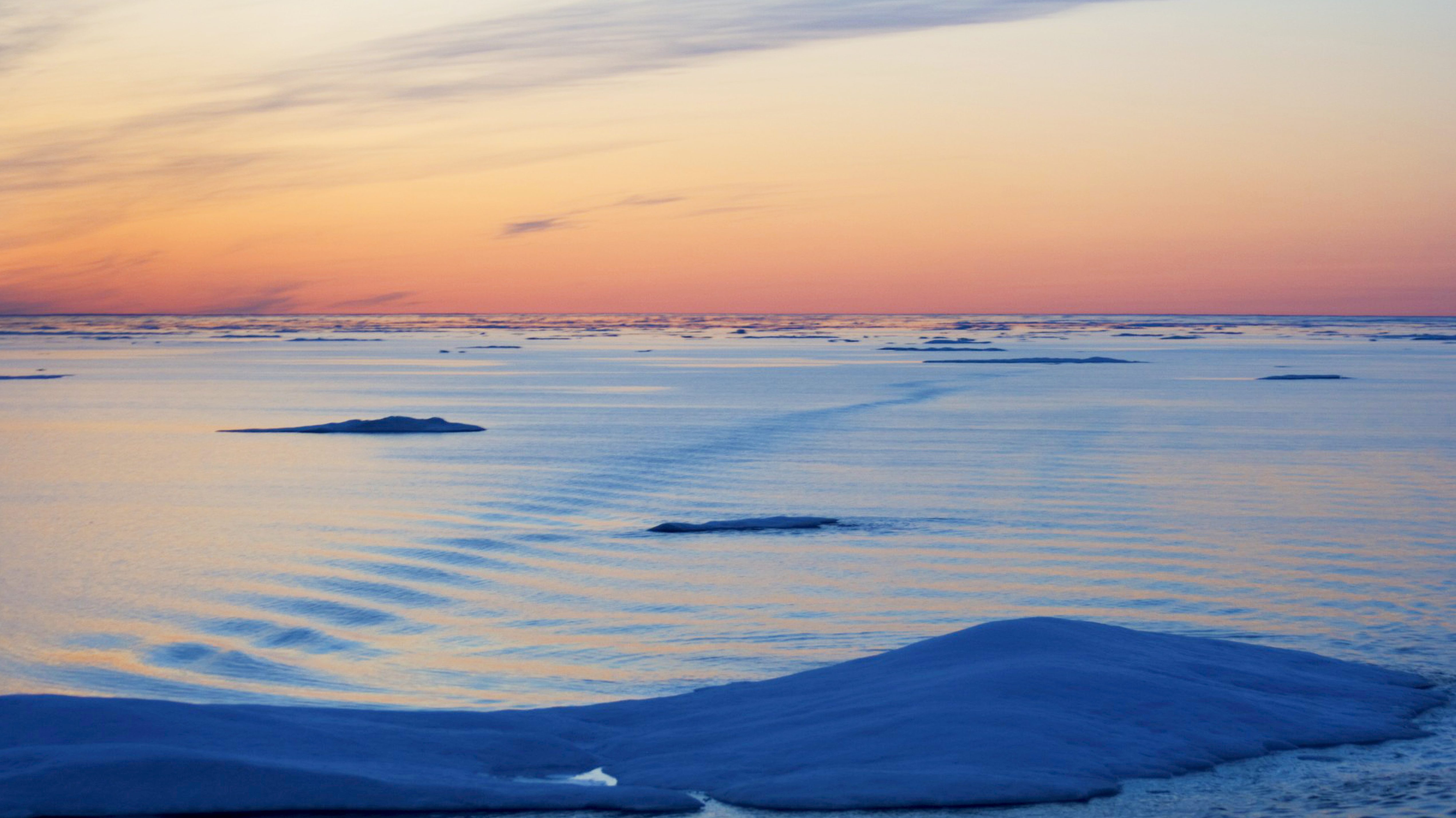 Sea Ice, Northwest Passage, Nunavut, Arctic Canada.