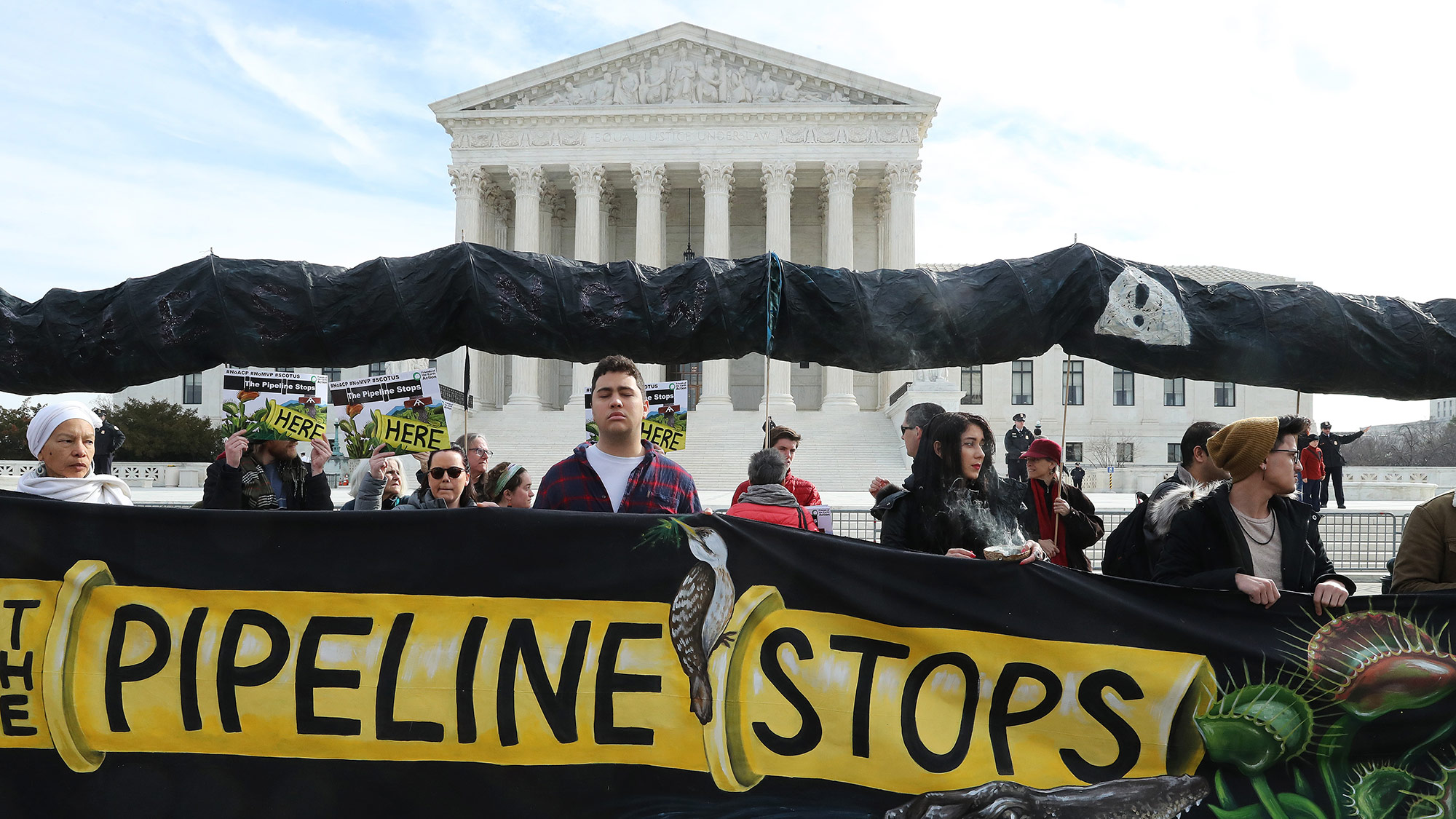 Atlantic Coast Pipeline protest