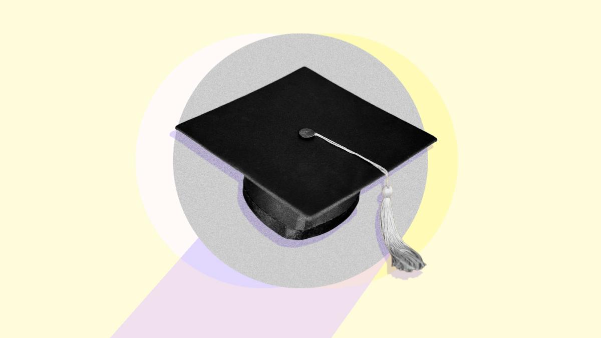 A graduation cap