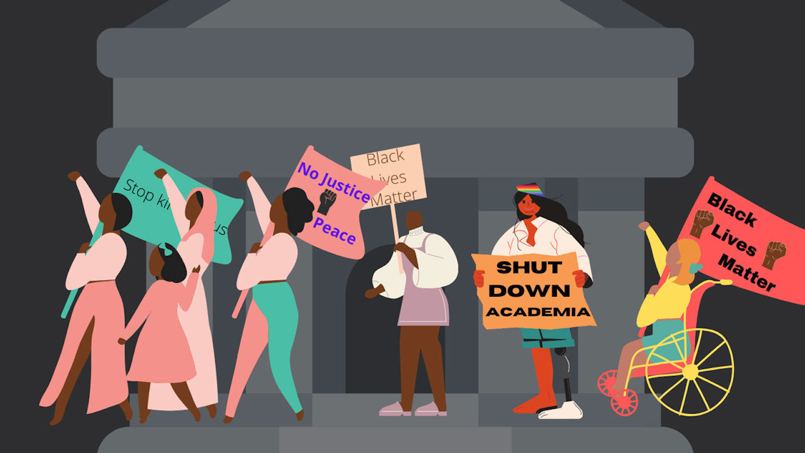 #ShutDownAcademia Graphic