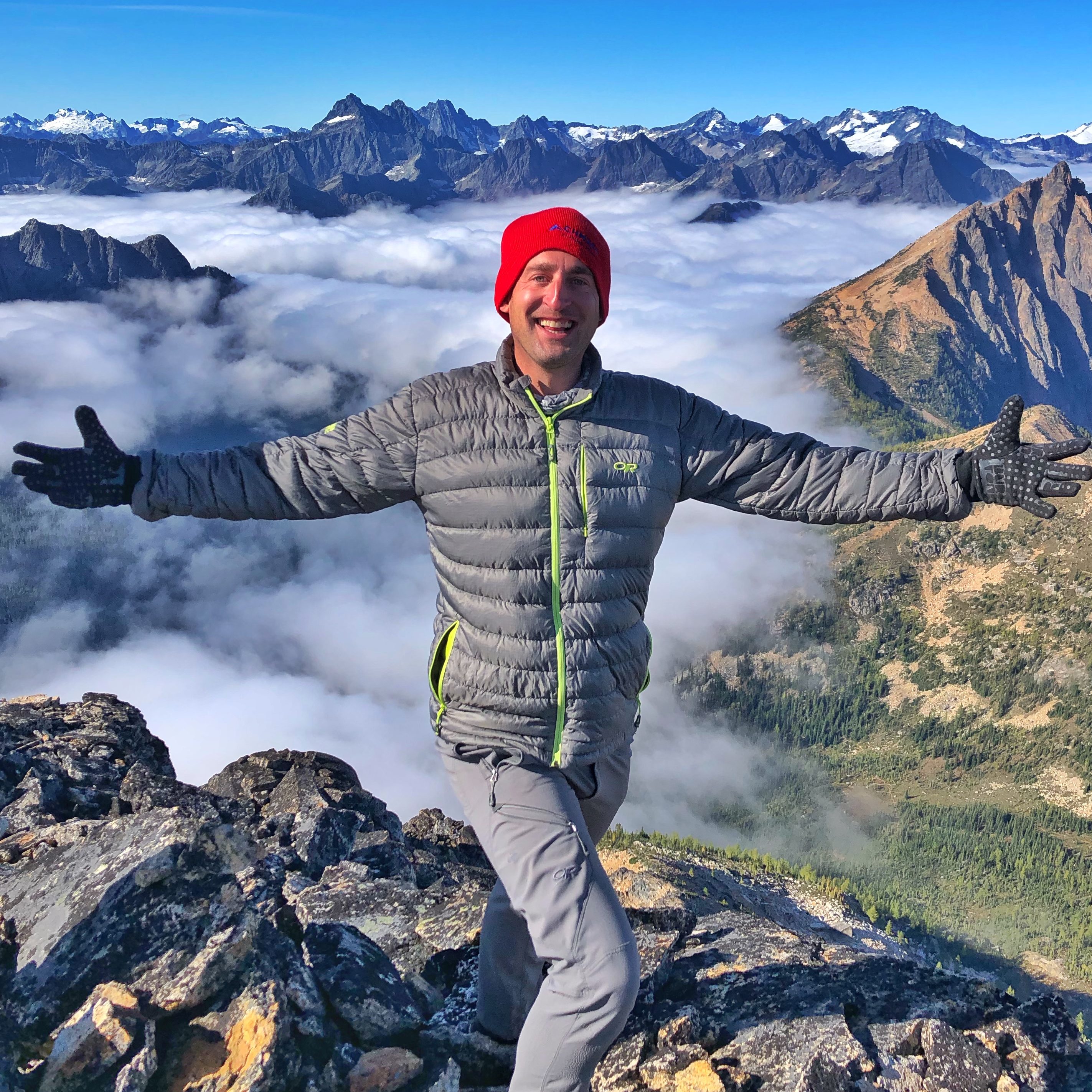 Lance Garland summits Tower Mountain