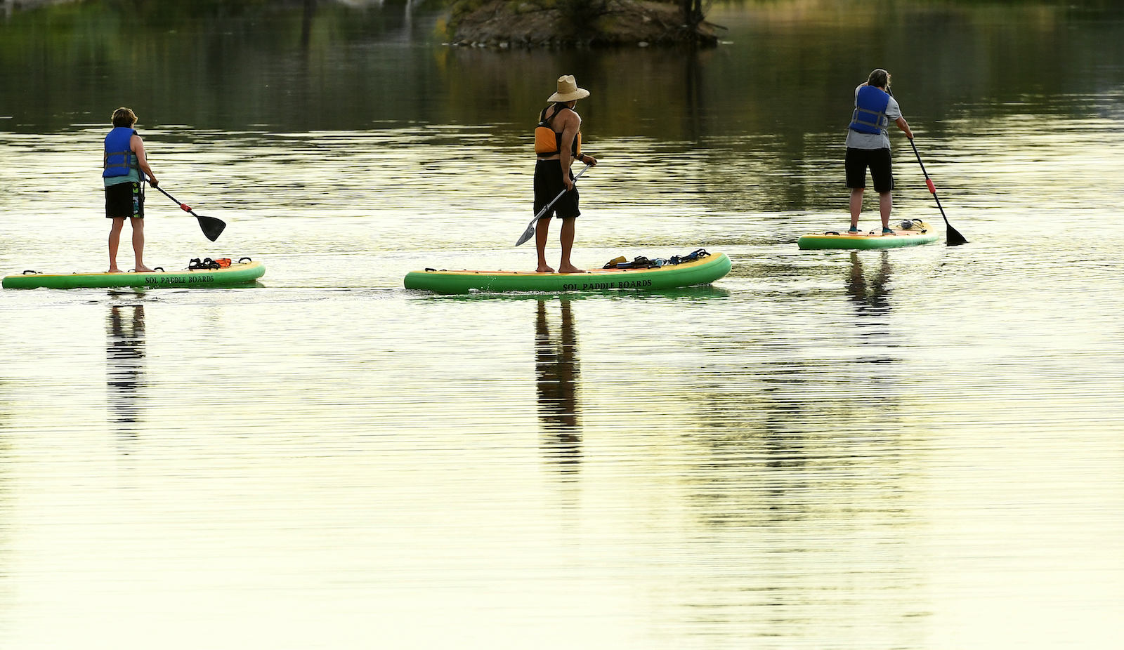 Enjoying the warm weather at James M. Robb Colorado River State Park in Grand Junction, Colorado.