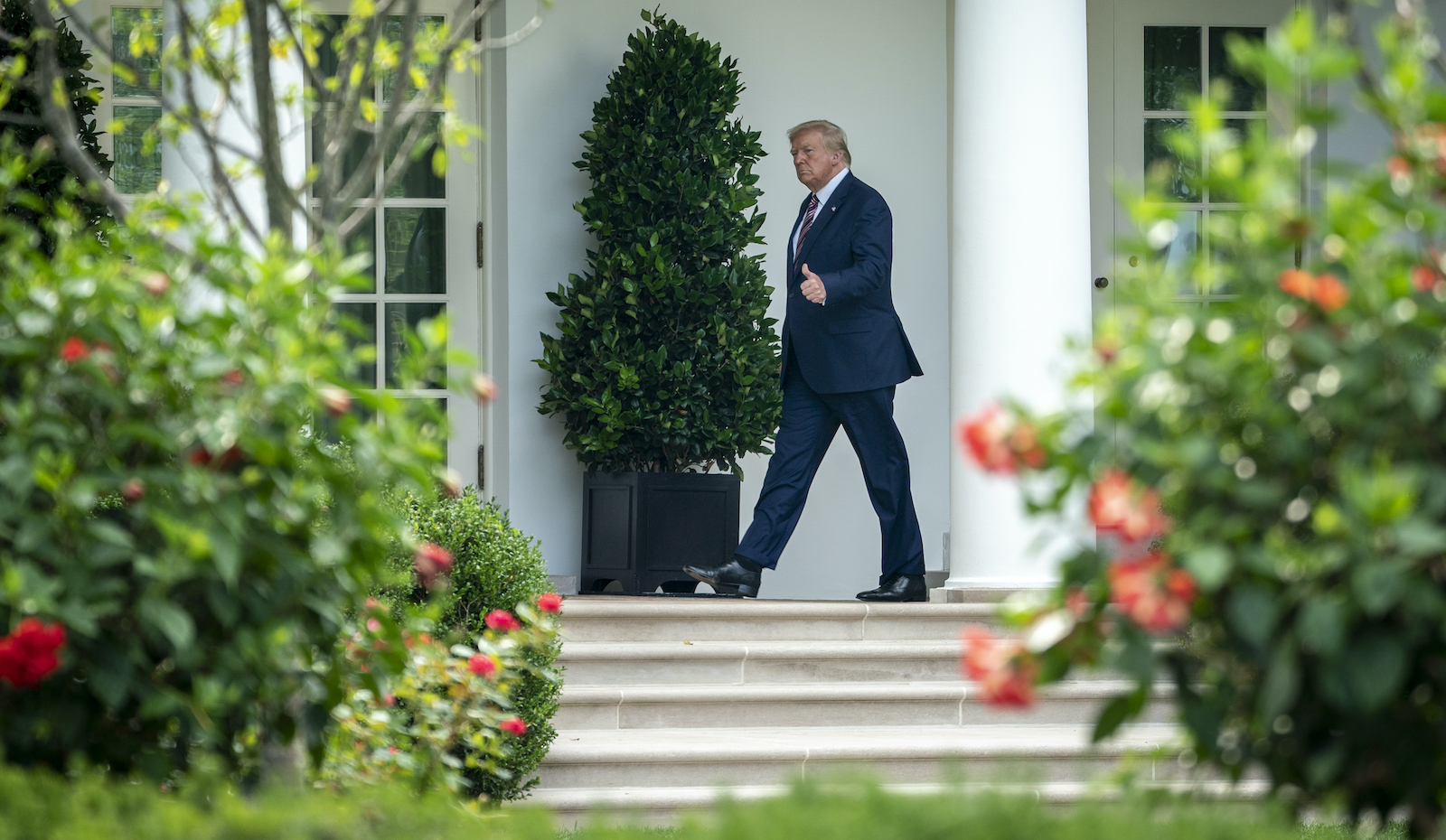 President Trump Delivers Remarks At The White House On Rolling Back Regulations