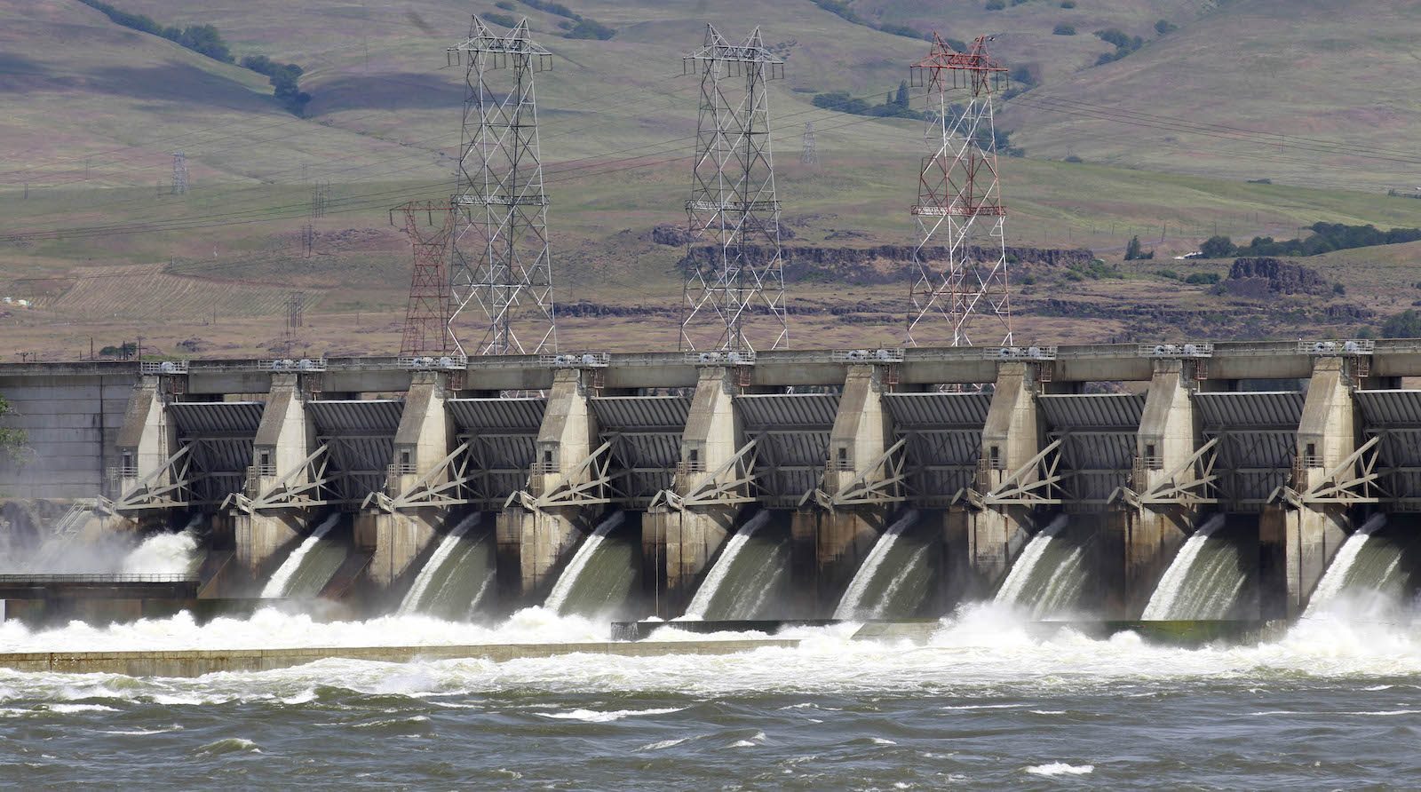 Dalles Dam on the Columbia River