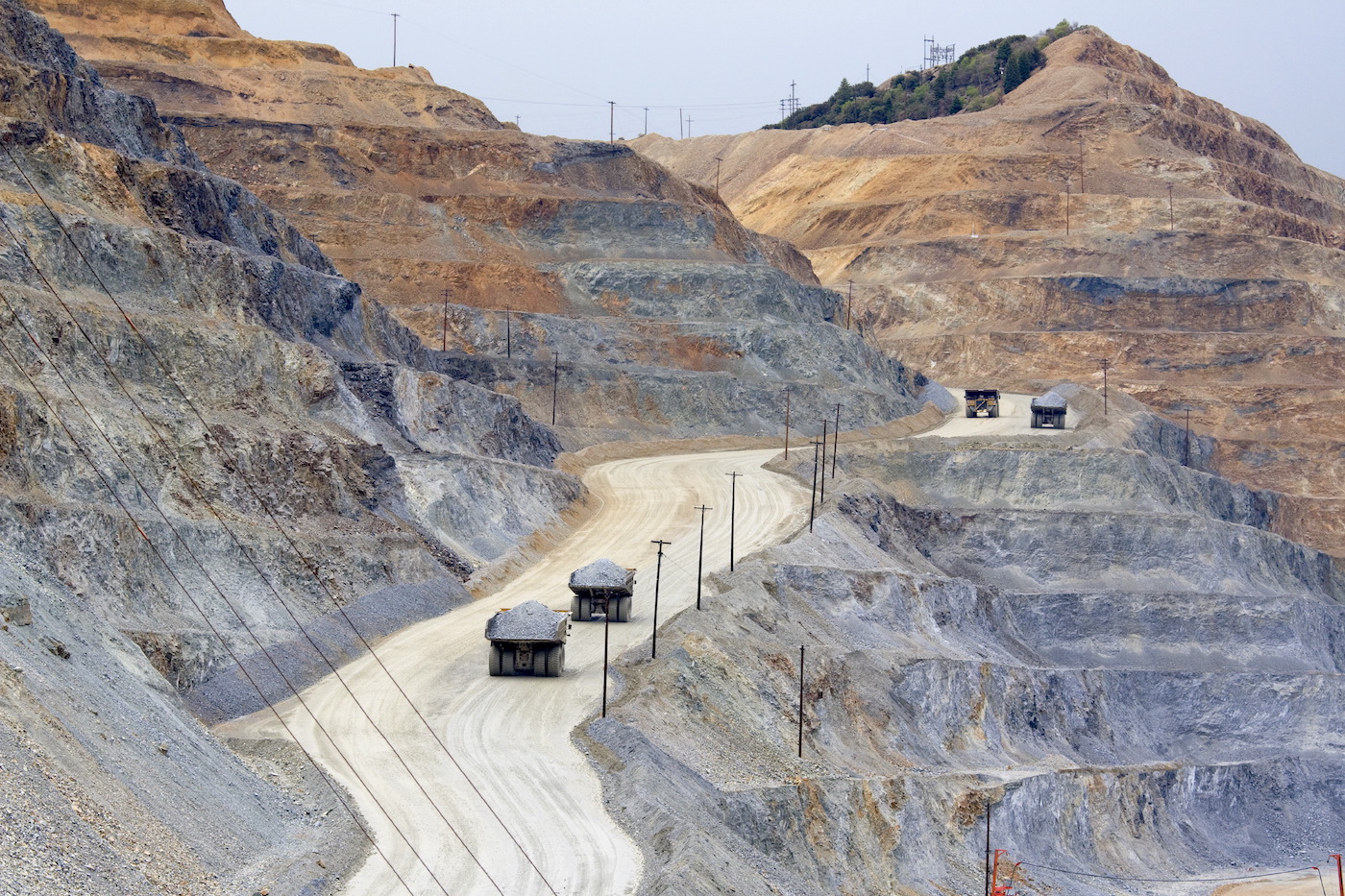 Kennecott Copper Mine near Salt Lake City in Utah.