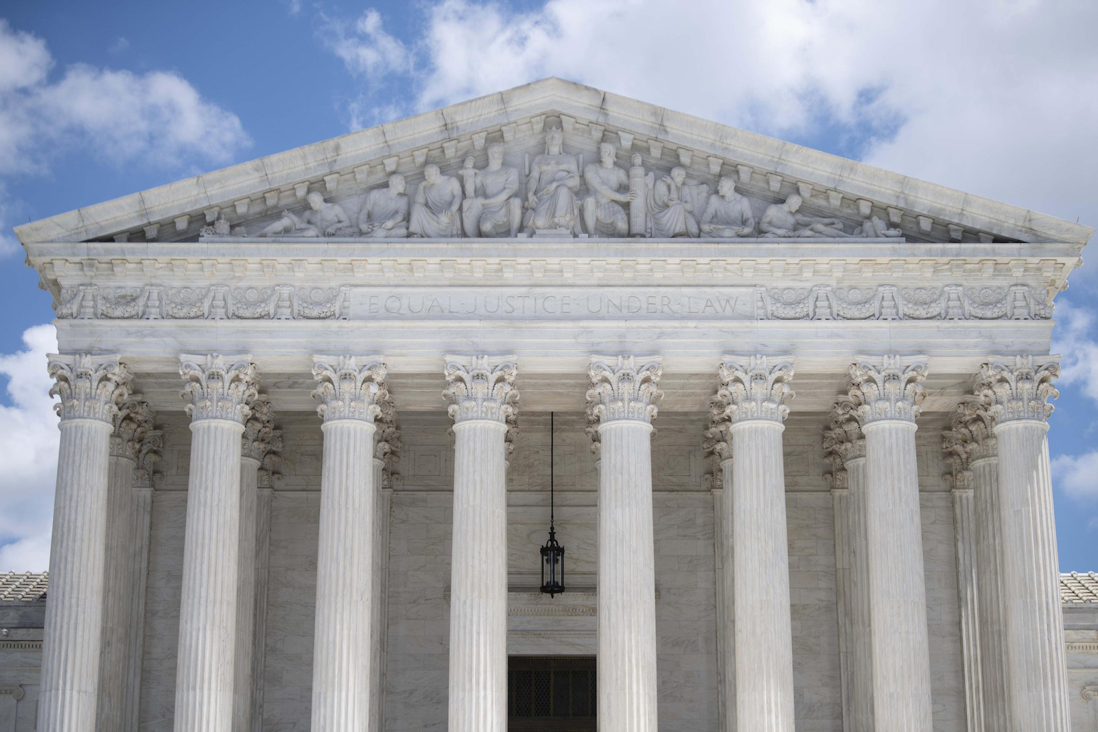 Clouds drift over the U.S. Supreme Court Building