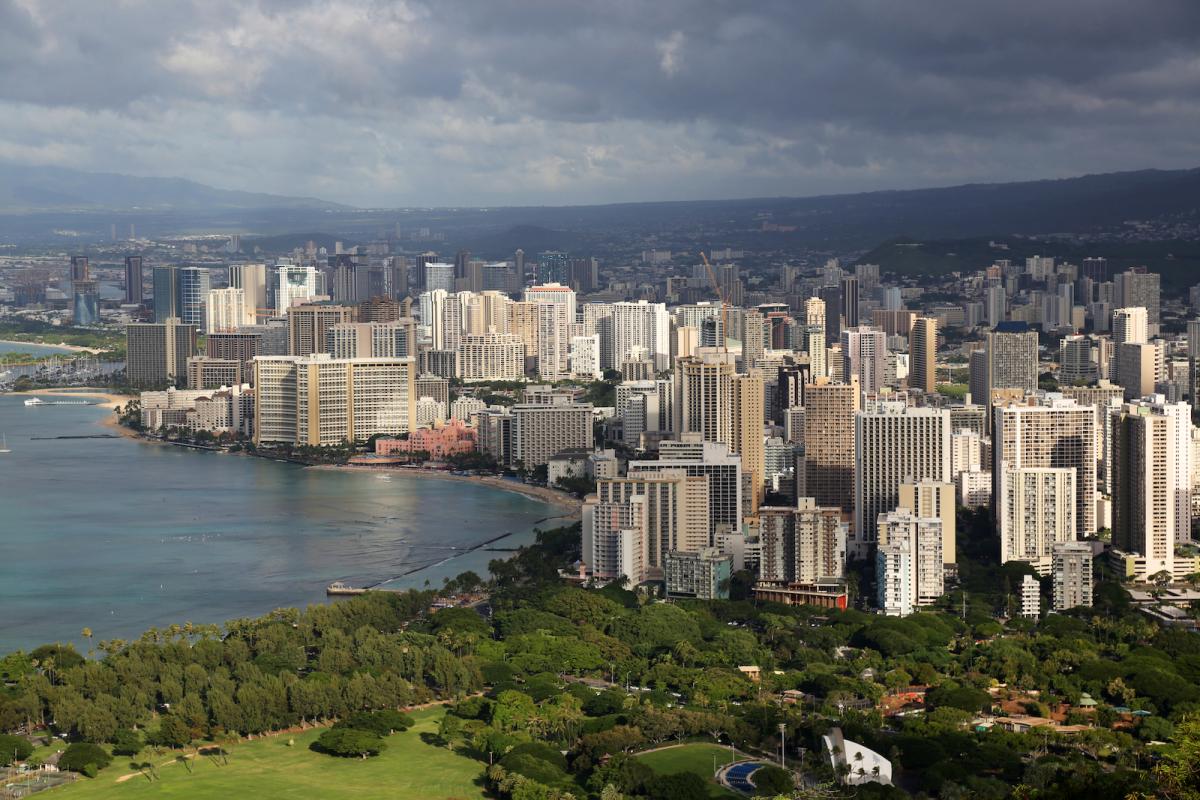 Honolulu and Waikiki Beach