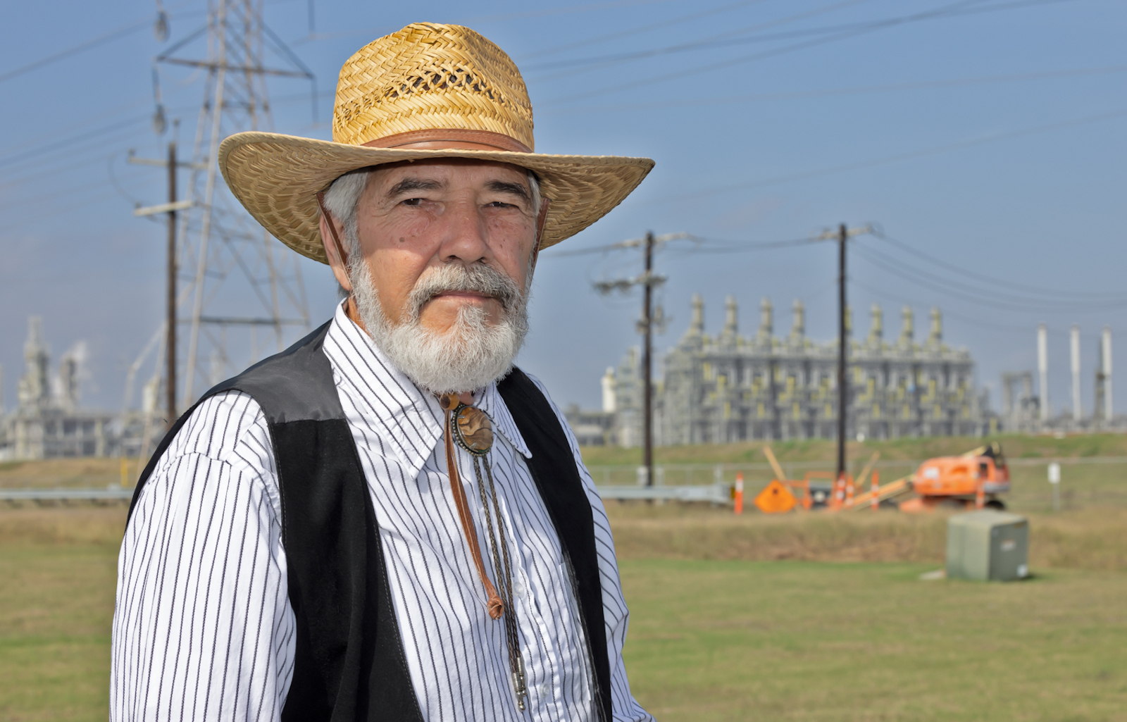 Errol Summerlin near the Exxon-SABIC plant