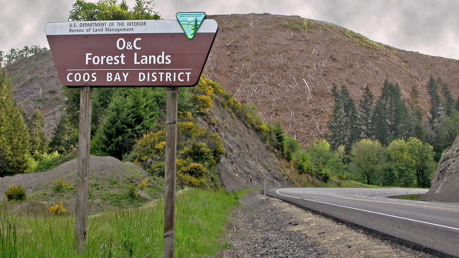 U.S. Department of the Interior, Bureau of Land Management sign that reads 