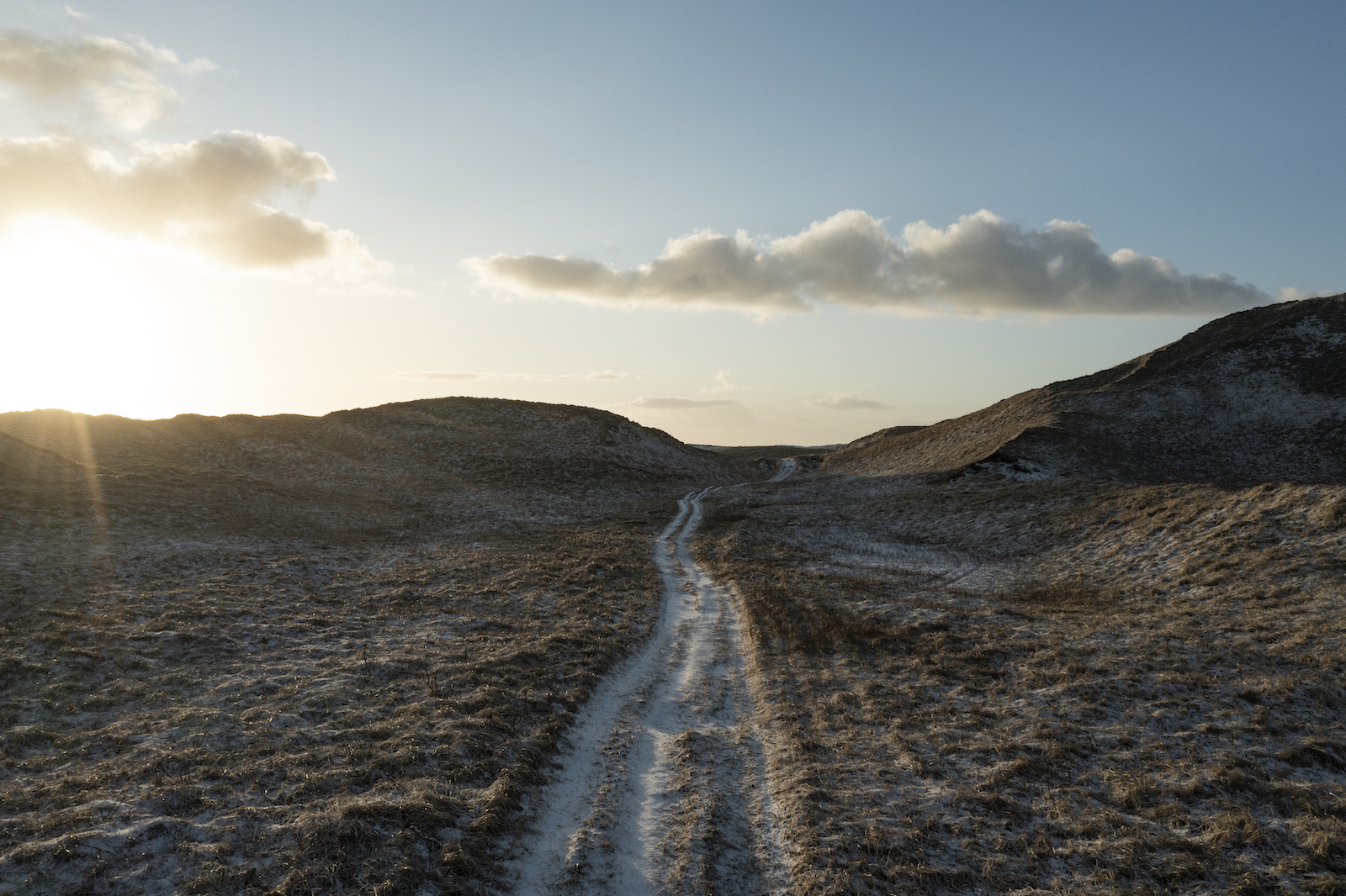 ATV tracks run between beaches