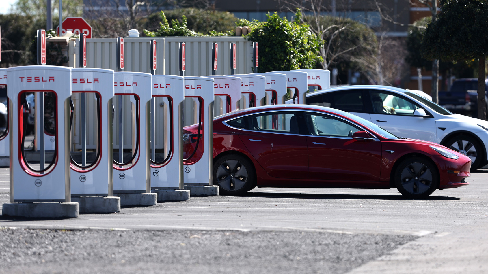 Tesla Supercharger Station