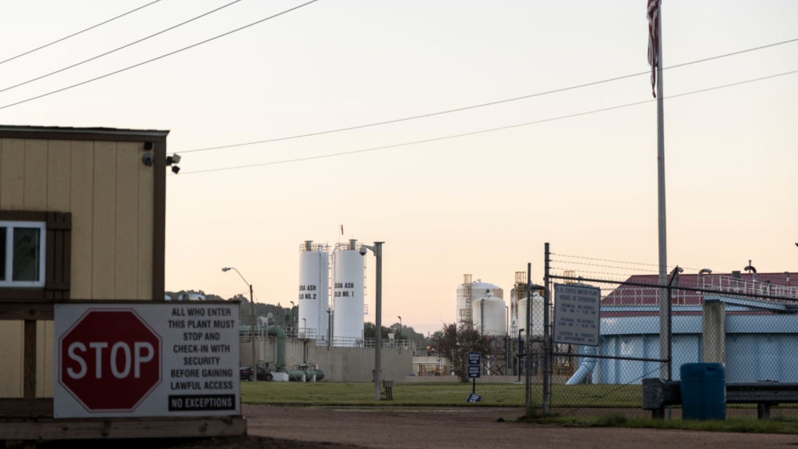 water treatment facility in Jackson, MS