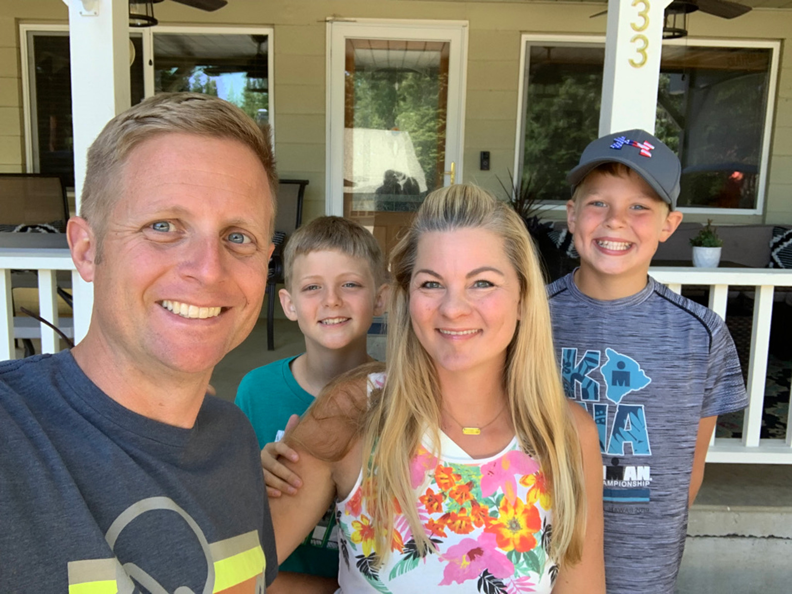 Charles Brooks and his family